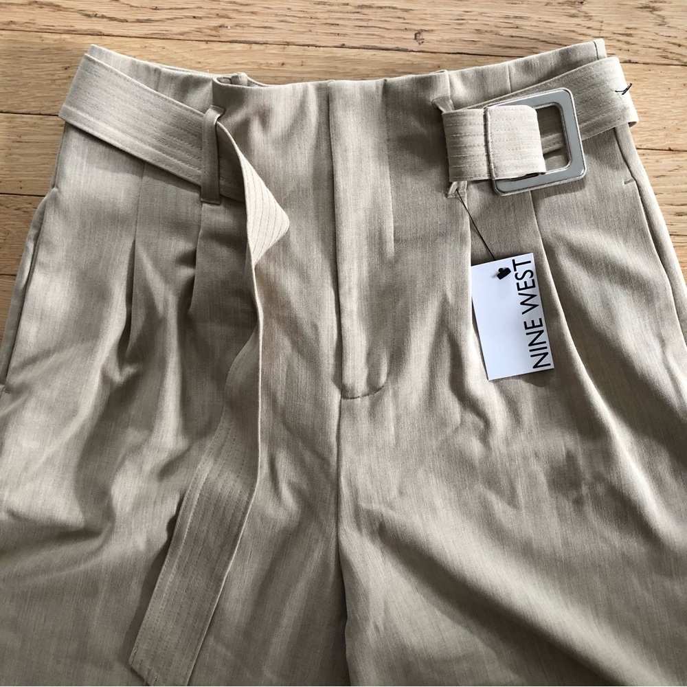 Nine West NWT high waisted wide leg pant